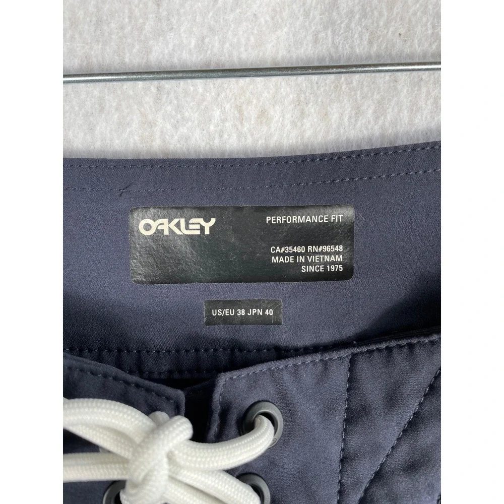 Oakley‎ Double Up 20 RC Mens Boardshorts Blue Teal Stretch Lightweight 38
